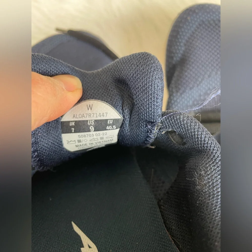 Navy Blue Athletic Sneakers